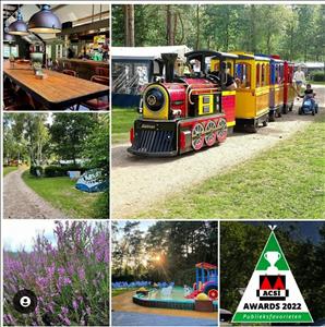 te huur stacaravan op camping op de Veluwe - dichtbij bos en natuur
