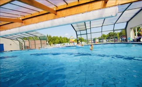 Raalte, Camping Krieghuusbelten, 6 pers. stacaravan